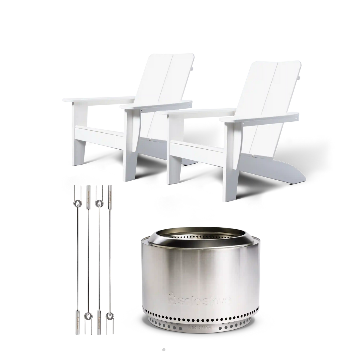 Yukon 27" Fire Pit Deluxe Deck Bundle