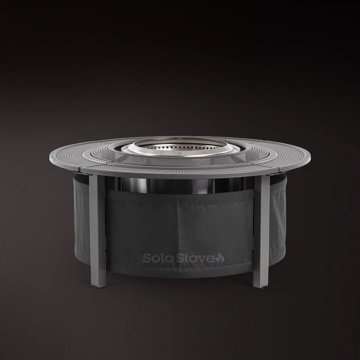 Summit 19.5'' Fire Pit + Surround Bundle